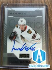 2020-21 OPC Platinum Rookie Auto Lucas Carlsson Autographs